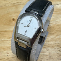 VTG Coach Swiss Quartz Watch 0218 Women Horseshoe Dial Silver Analog New Battery - £30.36 GBP