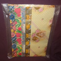 Vintage Mixed Gift Wrap Wrapping Paper Sheets New Old Stock Flowers Tedd... - $15.99
