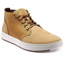 Timberland Mens Davis Square Leather Chukka Wheat Nubuck Sneakers Shoes Sz 9 New - £69.86 GBP