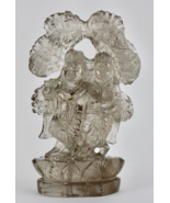 Spiritual Natural Smoky Quartz Radha Krishna 3440 Ct Gemstone Home Decor... - €754,88 EUR