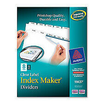 Avery Consumer Products AVE11447 Index Maker- Laser- Punched- 8-Tabs- White - £156.49 GBP