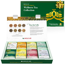Uncle Lee&#39;S Tea Imperial Organic Tea Gift Set - Wellness Tea Sampler Gift Box wi - £21.55 GBP