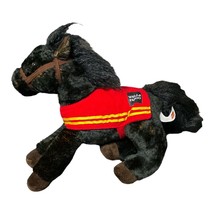 Wells Fargo Horse Legendary Black Pony Mike 2016 Plush Stuffed Animal 13&quot; x 12&quot; - £6.26 GBP