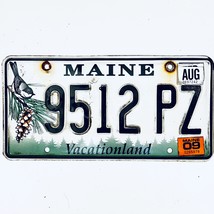 2009 United States Maine Vacationland Passsenger License Plate 9512 PZ - $19.12 CAD