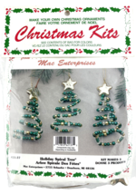 Merri Mac Christmas Kit Spiral Tree Makes 3 Great Kid Holiday  Craft - $13.07