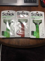 3 packs Schick Xtreme Sensitive &amp; sport Men&#39;s Disposable Razors total of 12 - $12.19