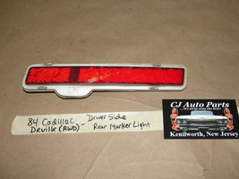 84 Cadillac Deville RWD LEFT DRIVER SIDE REAR BACK BUMPER END MARKER PAR... - £23.45 GBP