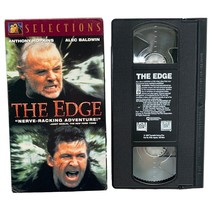 The Edge VHS Movie Alec Baldwin Anthony Hopkins Action Adventure 1997 - £7.92 GBP