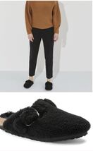 Birkenstock Boston Black Shearling Style Slip On Mules!!(Euro36/Womens 5) - $89.30