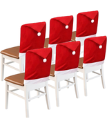 Christmas Chair Covers Hat Chair Back Covers for Xmas Holiday Chair Cove... - $42.92