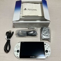 Sony PlayStation PS Vita Slim White PCH-2000 ZA12 w/BOX good Condition - £155.74 GBP