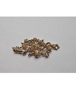 Vintage Floral Bouquet Pin/Brooch, Gold Tone Jewelry - $17.76 CAD