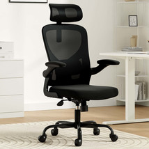 Ergonomic Office Chair: High-Back Desk Chair with Lumbar &amp; Headrest - $106.99