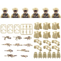 6PCS Modern City SWAT Ghost Commando Special Forces Army Soldier Figures K151 - £20.43 GBP