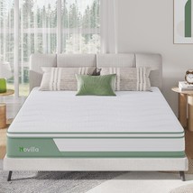 Novilla Mattress Queen, 12 Inch 5-Zone Hybrid Mattress With Gel Memory Foam For - $314.97