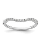 14k Gold Curved Diamond Ring RM4333 - $718.34