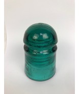 Green CD 126 Brookfield &quot;Blobtop&quot; Telegraph Insulator - FSTSHP - $33.23 CAD