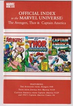 Avengers Thor Capt America Official Index Marvel Universe #2 (Marvel 2010) - £2.96 GBP