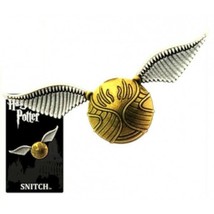 Harry Potter Quidditch Golden Snitch Image Pewter Metal Lapel Pin NEW UNUSED - £6.25 GBP