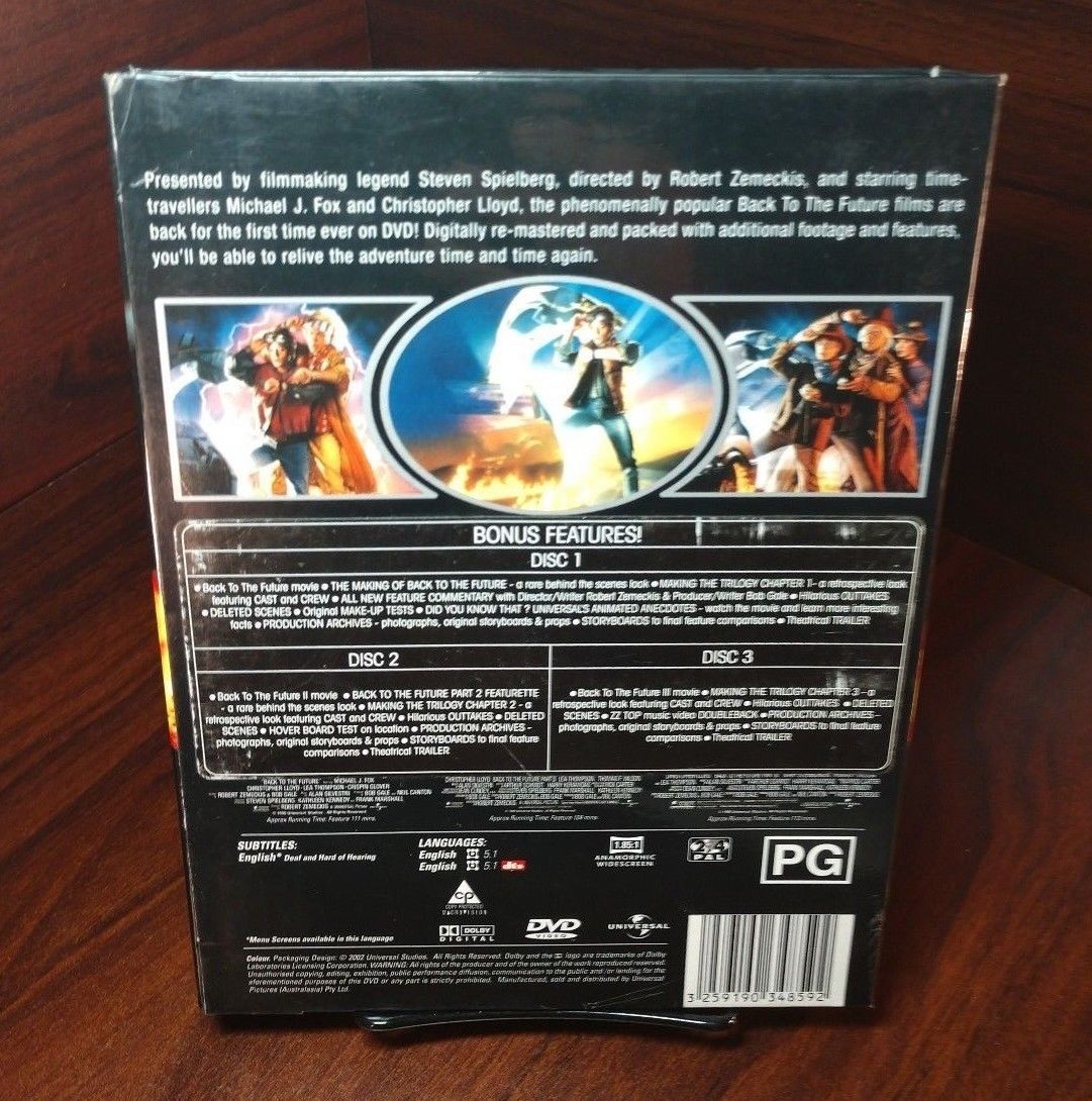 Back to the Future Trilogy (DVD) REGION 4 (Australia) READ DESCRIPTION-Free S&H~ Item image 4