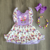NEW Boutique Easter Bunny Rabbit Unicorn Girls Sleeveless Dress - £6.71 GBP
