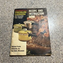 Vtg 1970 Presto Pressure Cooker Instruction And Cooking Time Tables Recipe Book - £6.16 GBP