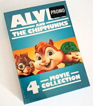 Rare Promo Edition Alvin and The Chipmunks 4 Movie Collection DVDs DVD Cartoons - £15.99 GBP