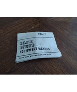 1960s Jane West Movable Cowboy Marx #2067 EQUIPMENT MANUAL ACCESSORIES ONLY - $18.52
