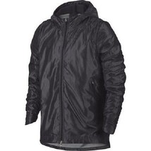 Nike Hyper Elite Shield Men&#39;s FULL-ZIP Wind &amp; Water Resistant Hooded Jacket Sz L - £63.49 GBP