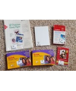 NEW ASSORTED INK JET PHOTO PAPER KODAK PREMIUM HIGH GLOSS 4X6, 5X7 AND 8... - $34.30 CAD