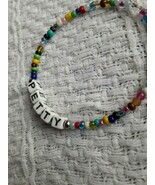 Handmade Petty Bracelet in large letters - $18.22 MXN