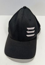 Tesla Hat Mens Size L-LX Black Flex Fit Cap Tesla Car Embroidered - $14.60