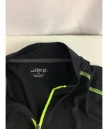 Bcg Mens Long Sleeves Athletic Shirts M Black 1/4 Zip Pullover - $10.10