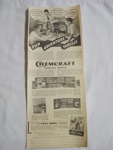 Advertisement 1939 Chemcraft Chemical Sets, Porter Chemical Co, Hagersto... - £7.10 GBP