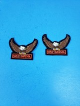 Lot of 2 Harley Davidson &amp; Biker Vest Jacket Patches ~ Ships FREE - $24.34