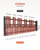 VEVOR Glockenspiel Xylophone 32 Notes Wooden Percussion Instrument with Stand - $239.49