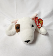 Ty Beanie Babies 1999  Butch the white dog with brown spots October 2 1998 - $9.89