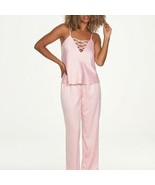 NWT Frederick&#39;s of Hollywood Womens SZ Medium Pink Summer Lattice Lacing... - €13,74 EUR