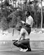Arnold Palmer &amp; Jack Nicklaus 8X10 Photo Golf Picture B/W - £3.87 GBP