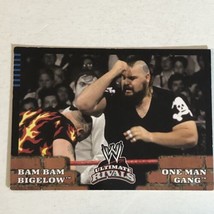 Bam Bam Bigelow Vs One Man Gang WWE Trading Card 2008 #84 - £1.54 GBP