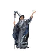 Wizard Magician Collectible Fantasy Figurine Statue with Crystal Ball He... - $38.30
