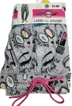 Briefly Stated Ladies Soft Sleep Pants Makeup Girl Pajama Size L (12-14)... - $9.79
