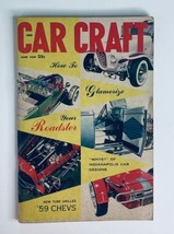 VTG Car Craft Magazine June 1959 Vol 7 No. 2 How To Customize Roadster No Label - £7.52 GBP