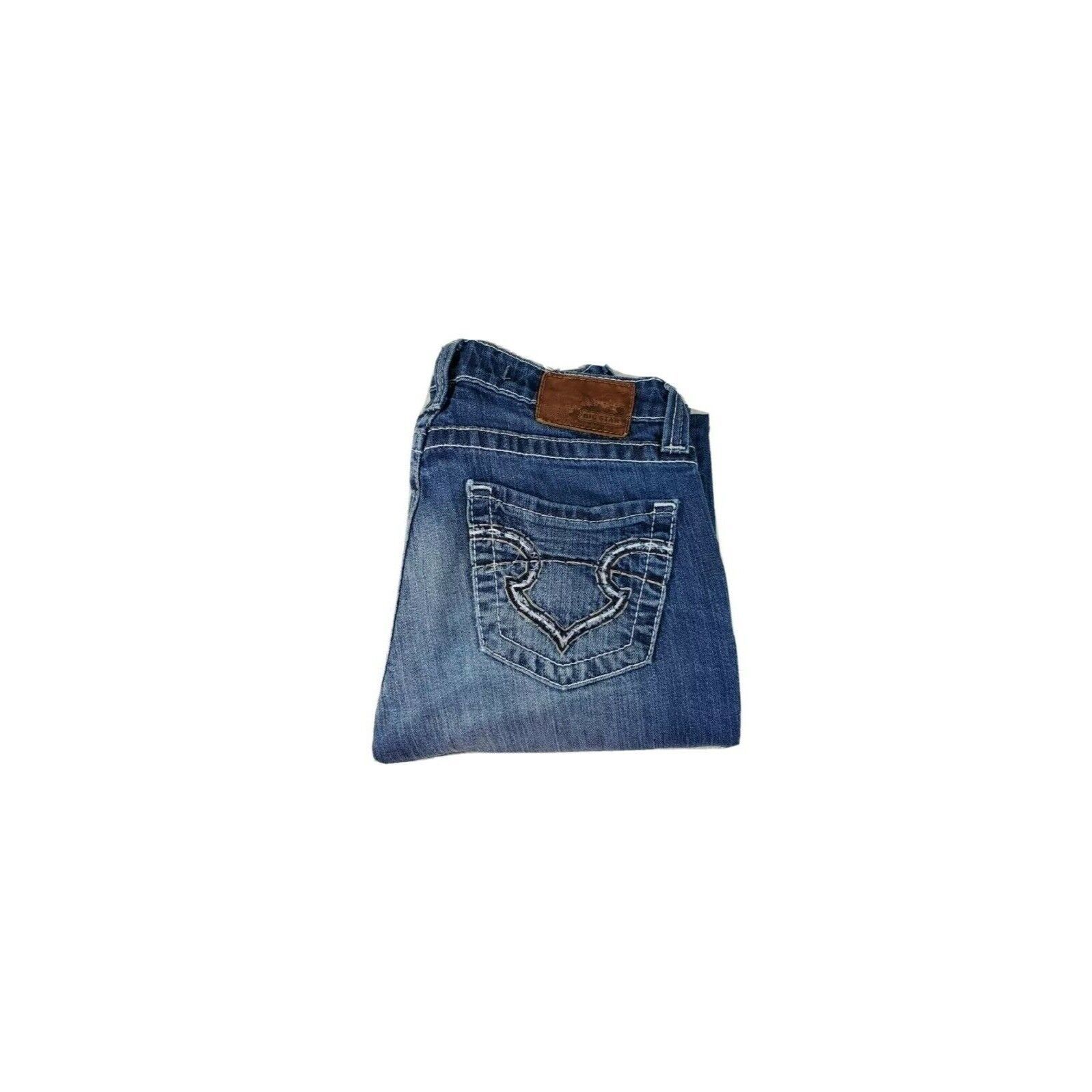Primary image for Big Star Jeans 26L Womans Hazel Curvy Fit Medium Wash Low Rise Denim