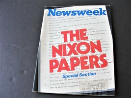 Newsweek- The Nixon Papers-Special Section-May 13, 1974 Magazine. - £20.61 GBP