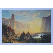 Poatcard Yosemite Valley Reprint From 1868 By Albert Bierstadt The Oakla... - £5.01 GBP