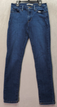 Levi&#39;s 711 Jeans Women&#39;s Size 27 Blue Denim Medium Wash Skinny Leg Flat Front - £18.37 GBP
