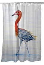 Betsy Drake Reddish Egret Shower Curtain - £85.04 GBP