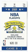 1989 NBA Playoffs Ticket Stub Conference Semi Finals Game 4 Suns @ Warriors - £34.56 GBP