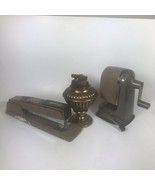 Vintage Desk Lighter Stapler Pencil Sharper Swingline Apsco - €36,65 EUR